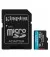 Карта памяти microSD 256Gb Kingston Canvas Go Plus class 10 UHS-I U3 A2 + SD-адаптер (SDCG3/256GB)