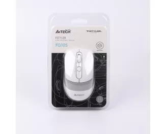Мышь беспроводная A4Tech FG10S White USB