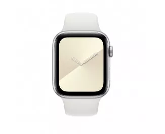 Силіконовий ремінець для Apple Watch 44/45/46 mm Apple Sport Band White (MTPK2ZM/A)