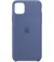 Чехол для Apple iPhone 11 Pro Max  Silicone Case Linen blue