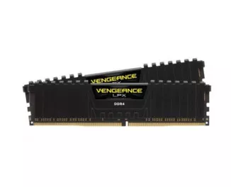 Оперативна пам'ять DDR4 32 Gb (3200 MHz) (Kit 16 Gb x 2) Corsair Vengeance LPX Black (CMK32GX4M2E3200C16)