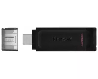 Флешка USB Type-C 128Gb Kingston DataTraveler 70 Black (DT70/128GB)