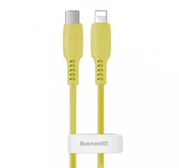 Кабель Lightning > USB Type-C  Baseus Colorful 18W 1.2m Yellow
