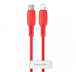 Кабель Lightning > USB Type-C  Baseus Colorful 18W 1.2m Red