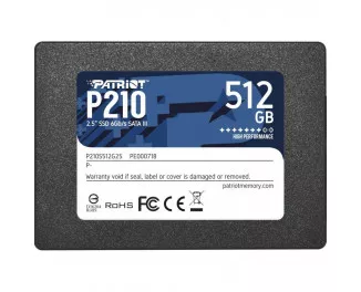 SSD накопитель 512Gb Patriot P210 (P210S512G25)