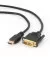 Кабель HDMI > DVI Cablexpert 1.8m (CC-HDMI-DVI-6) Black