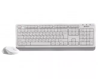 Клавиатура и мышь беспроводная A4Tech FG1010 White USB
