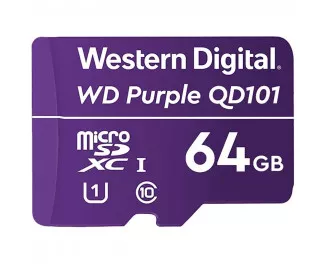 Карта памяти microSD 64Gb WD Class 10 UHS-I (WDD064G1P0C)