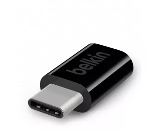 Адаптер Belkin USB-C to Micro USB Black (F2CU058BTBLK)