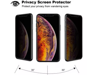 Защитное стекло для Apple iPhone 11 / Xr  DOBERMAN Privat AntiSpy Glass