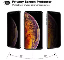 Защитное стекло для Apple iPhone 11 Pro Max / XS Max  DOBERMAN Privat AntiSpy Glass