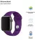 Силиконовый ремешок для Apple Watch 42/44 mm Sport Band 3pcs Ultraviolet