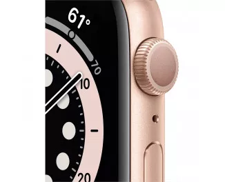 Смарт-часы Apple Watch Series 6 GPS 40mm Gold Aluminum Case with Pink Sand Sport Band (MG123)