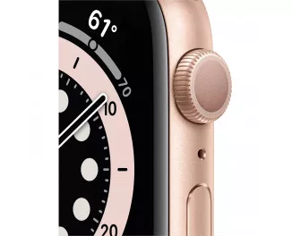 Смарт-годинник Apple Watch Series 6 GPS 40mm Gold Aluminum Case with Pink Sand Sport Band (MG123)