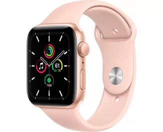 Смарт-часы Apple Watch SE GPS 40mm Gold Aluminum Case with Pink Sand Sport Band (MYDN2)
