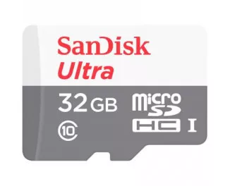 Карта памяти microSD 32Gb SanDisk Ultra Light Class 10 (SDSQUNR-032G-GN3MN)