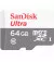 Карта памяти microSD 64Gb SanDisk Ultra Light Сlass 10 (SDSQUNR-064G-GN3MN)