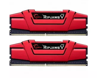 Оперативна пам'ять DDR4 8 Gb (2400 MHz) (Kit 4 Gb x 2) G.SKILL Ripjaws V Red (F4-2400C17D-8GVR)