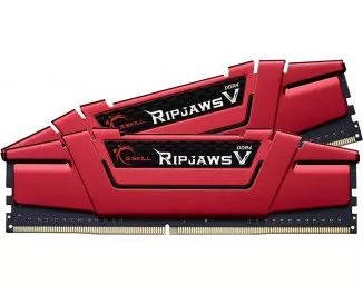 Оперативна пам'ять DDR4 8 Gb (2400 MHz) (Kit 4 Gb x 2) G.SKILL Ripjaws V Red (F4-2400C17D-8GVR)