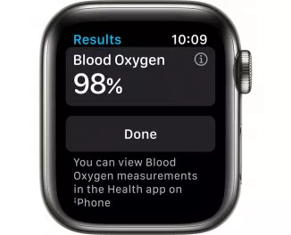 Смарт-годинник Apple Watch Series 6 GPS + Cellular 40mm Graphite Stainless Steel Case with Black Sport Band (M02Y3 | M06X3)