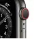 Смарт-часы Apple Watch Series 6 GPS + Cellular 40mm Graphite Stainless Steel Case with Black Sport Band (M02Y3 | M06X3)