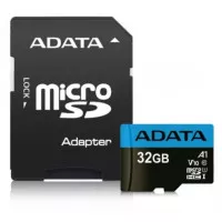 Карта пам'яті microSD 32Gb ADATA Premier class 10 UHS-I A1 (AUSDH32GUICL10A1-RA1) + адаптер SD