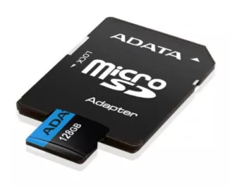 Карта памяти microSD 32Gb ADATA Premier class 10 UHS-I A1 (AUSDH32GUICL10A1-RA1) + SD адаптер