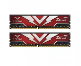Оперативная память DDR4 16 Gb (3000 MHz) (Kit 8 Gb x 2) Team T-Force Zeus Red (TTZD416G3000HC16CDC01)