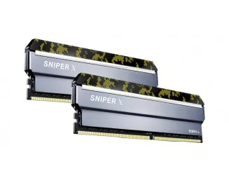 Оперативна пам'ять DDR4 16 Gb (3200 MHz) (Kit 8 Gb x 2) G.SKILL SniperX Urban Camo (F4-3200C16D-16GSXKB)