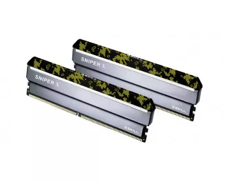 Оперативна пам'ять DDR4 16 Gb (3200 MHz) (Kit 8 Gb x 2) G.SKILL SniperX Urban Camo (F4-3200C16D-16GSXKB)