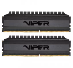 Оперативна пам'ять DDR4 32 Gb (3200 MHz) (Kit 16 Gb x 2) Patriot Viper 4 Blackout (PVB432G320C6K)