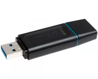 Флешка USB 3.2 64Gb Kingston DataTraveler Exodia Black/Teal (DTX/64GB)