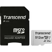 Карта памяти microSD 512Gb Transcend Class 10 U3 (TS512GUSD300S-A)