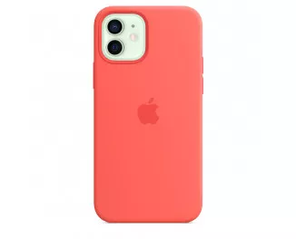 Чехол для Apple iPhone 12 / 12 Pro  Apple Silicone Case with MagSafe Pink Citrus (MHL03)
