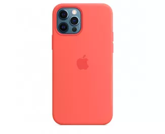 Чехол для Apple iPhone 12 / 12 Pro  Apple Silicone Case with MagSafe Pink Citrus (MHL03)