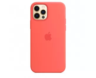Чехол для Apple iPhone 12 / 12 Pro  Apple Silicone Case with MagSafe Pink Citrus (MHL03)