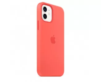 Чехол для Apple iPhone 12 / 12 Pro  Apple Silicone Case with MagSafe Pink Citrus (MHL03)