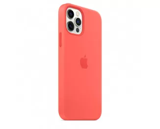 Чехол для Apple iPhone 12 / 12 Pro  Apple Silicone Case with MagSafe Pink Citrus (MHL03)