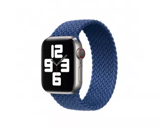 Плетёный монобраслет для Apple Watch 38/40/41 mm Apple Braided Solo Loop Atlantic Blue (MY722), Size 7