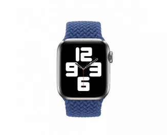 Плетёный монобраслет для Apple Watch 38/40/41 mm Apple Braided Solo Loop Atlantic Blue (MY722), Size 7