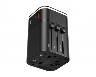 Сетевое зарядное устройство Baseus Removable 2in1 universal travel adapter PPS Quick Charger Edition PD+QC3.0 18W (TZPPS-01) Black