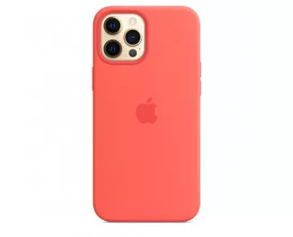 Чохол для Apple iPhone 12 Pro Max Apple Silicone Case with MagSafe Pink Citrus (MHL93)