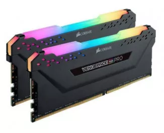 Оперативна пам'ять DDR4 64 Gb (3200 MHz) (Kit 32 Gb x 2) Corsair Vengeance RGB Pro (CMW64GX4M2E3200C16)