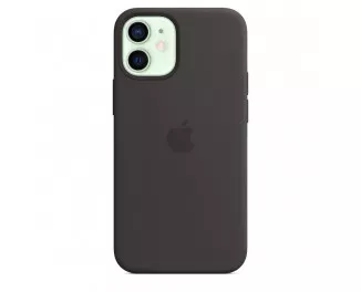 Чехол для Apple iPhone 12 mini  Apple Silicone Case with MagSafe Black (MHKX3)