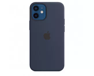 Чохол для Apple iPhone 12 mini Apple Silicone Case with MagSafe Deep Navy (MHKU3)