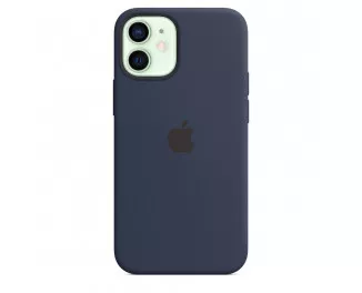 Чохол для Apple iPhone 12 mini Apple Silicone Case with MagSafe Deep Navy (MHKU3)