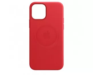 Чехол для Apple iPhone 12 / 12 Pro  Apple Leather Case with MagSafe (PRODUCT)RED (MHKD3)