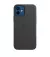 Чехол для Apple iPhone 12 / 12 Pro  Apple Leather Case with MagSafe Black (MHKG3)