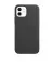 Чехол для Apple iPhone 12 / 12 Pro  Apple Leather Case with MagSafe Black (MHKG3)