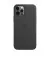 Чехол для Apple iPhone 12 / 12 Pro  Apple Leather Case with MagSafe Black (MHKG3)